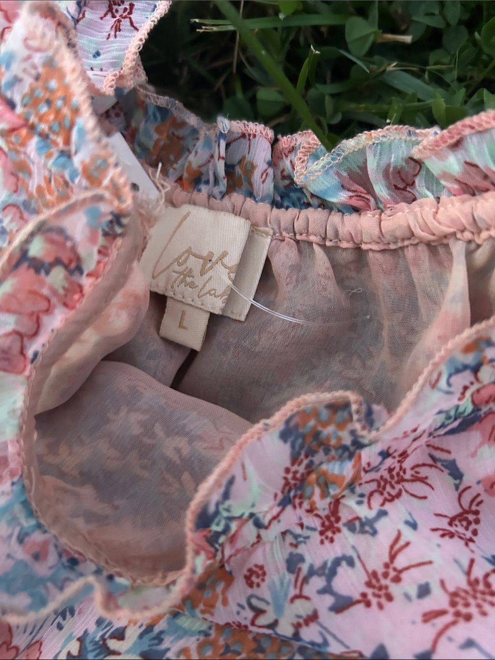 Whimsical floral ruffled midi dress - Picture 5 of 5